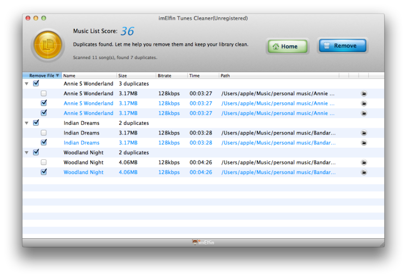 Delete Duplicates Music Files on Mac Easily