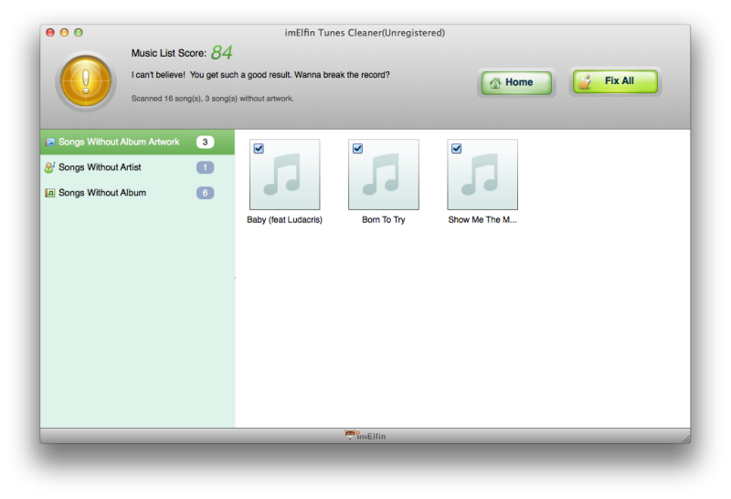 Repair iTunes Music Library