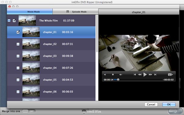 imElfin Mac DVD Ripper