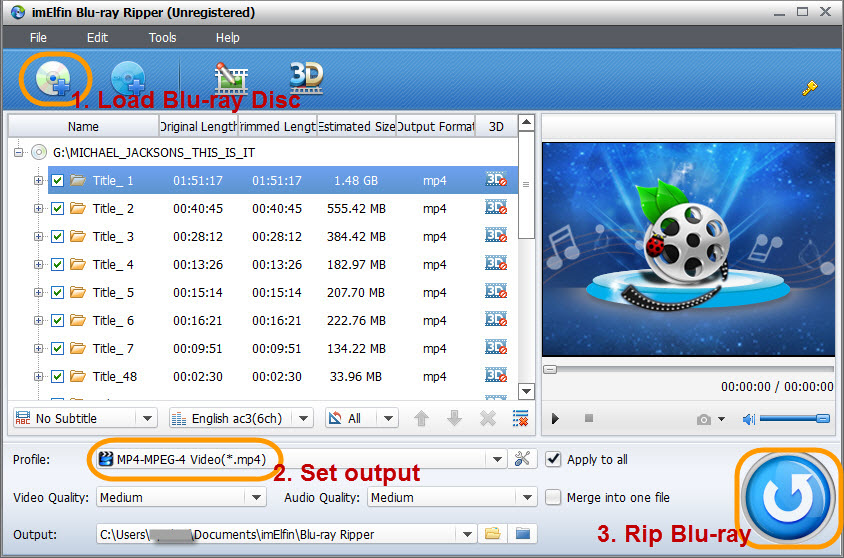 rip and play blu-ray with blu-ray ripper software