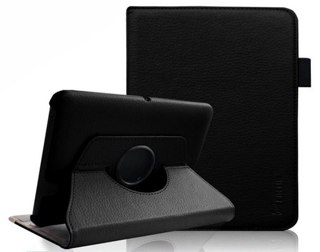 Fintie All-New Kindle Fire HDX 7 360 Degree Rotating Leather Stand Case - superb cheap