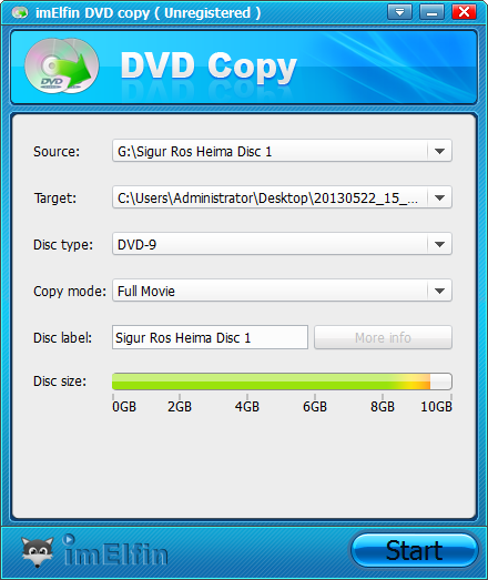 ImElfin DVD Copy 7.1.0.8