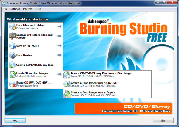 StarBurn : CD, DVD and Blu-ray Disc Burning Tools