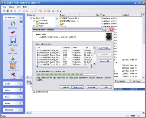 StarBurn free DVD burner software