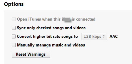 Sync only checked songs and videos in iTunes