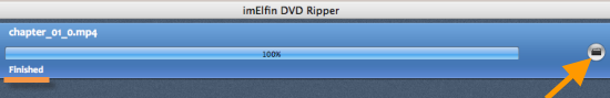 rip DVD done with imElfin Mac DVD Ripper