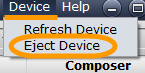 Eject iPod from computer