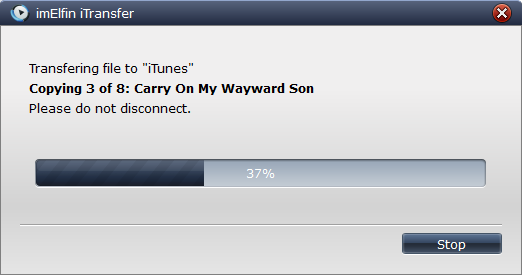 process of transferring iPod music to iPod on Win7