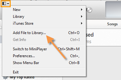 add file to library in iTunes