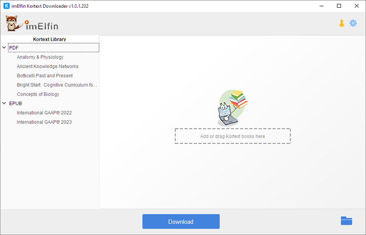 install kortext Downloader