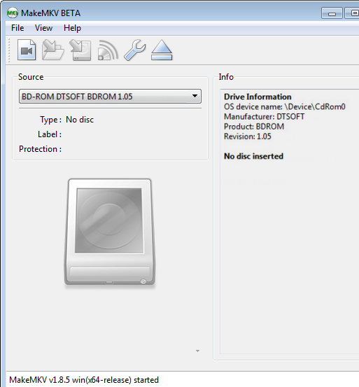 free Blu-ray ripper - MakeMKV Blu-ray ripper