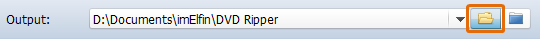 convert DVD to Kindle Fire - Set the output folder