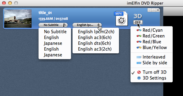 dvd ripping settings