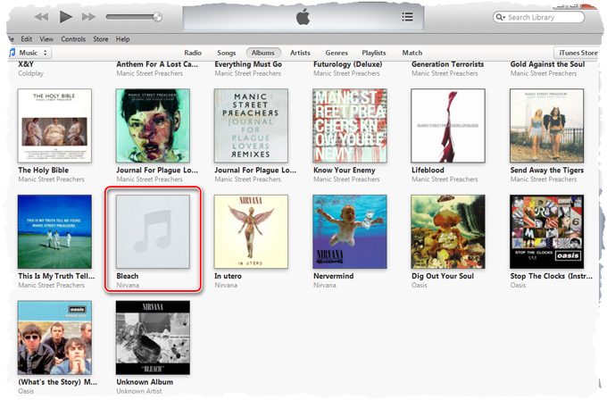 how to add artwork to itunes manually