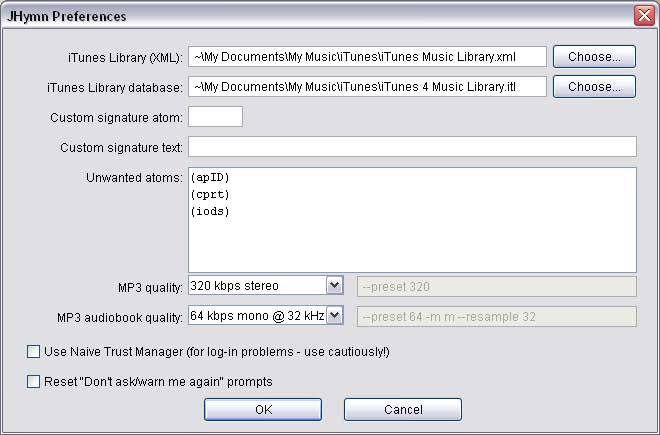 Remove iTunes music with JHymn