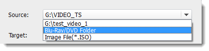 Select Bluray Source