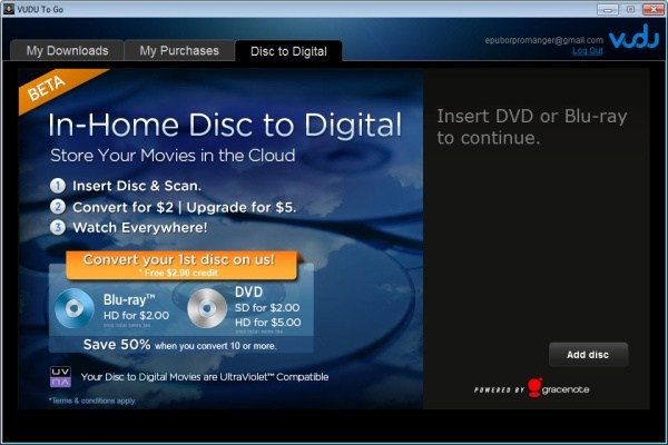 Ultraviolet Digital Copy