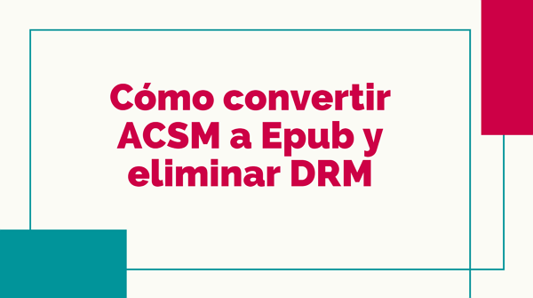 convert acsm to epub banner