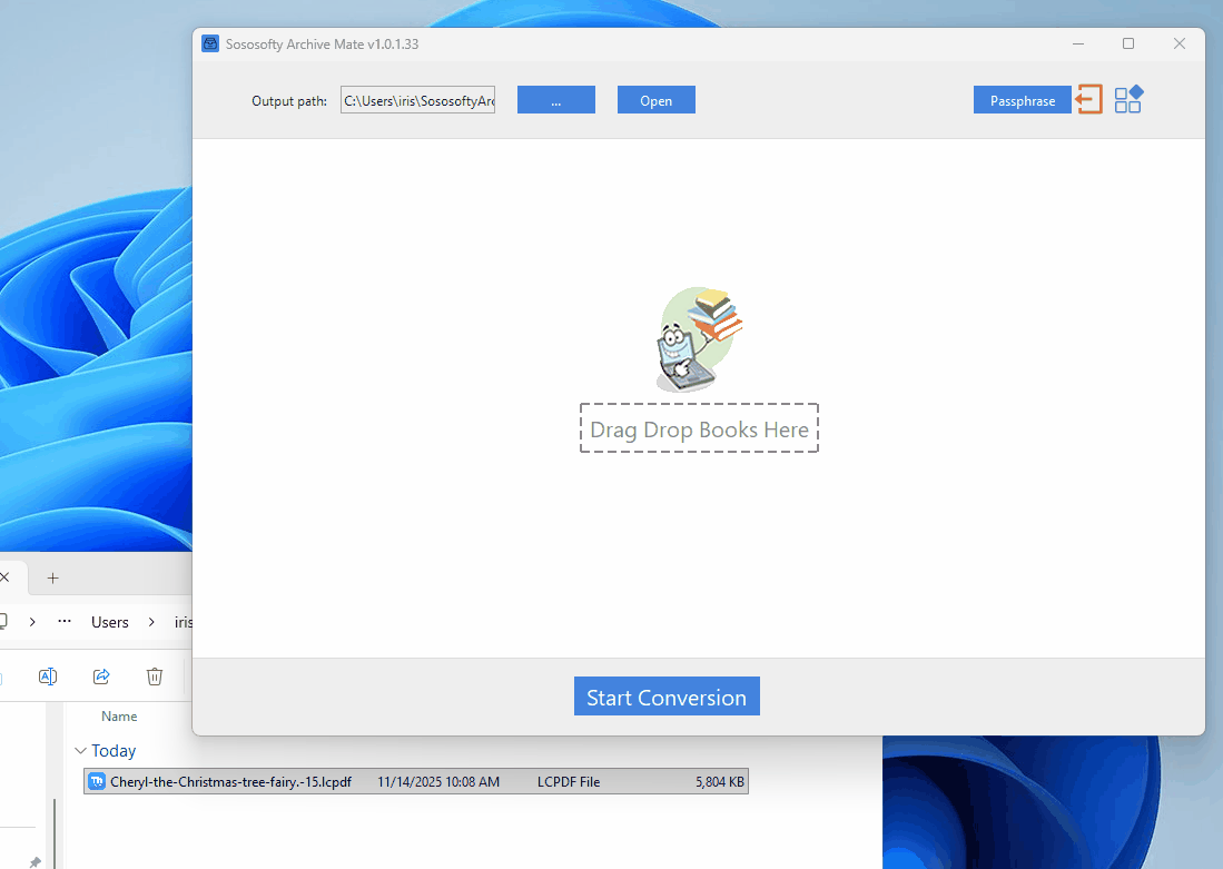 convert archive to pdf no drm