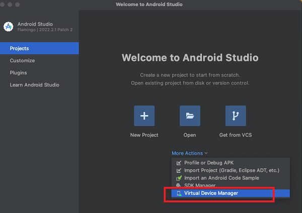 create android device