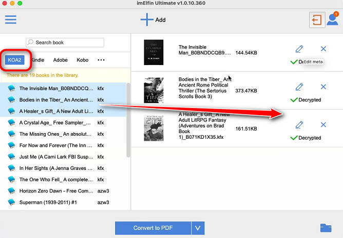 remove kindle drm