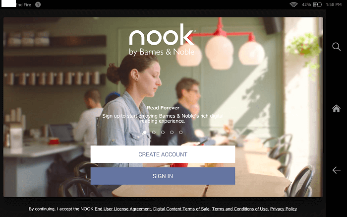 install nook app on kindle fire