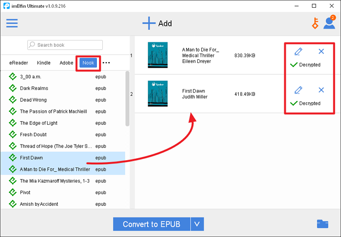 remove nook drm